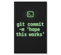 Retro Terminal Git Commit Notebook for Devs: A nostalgic coding gift with classic hacker vibes