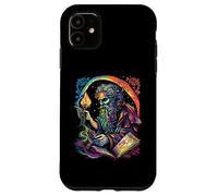 Retro The Hermit Tarot Card Occult Gothic Creepy Colorful Case for iPhone 11