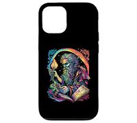 Retro The Hermit Tarot Card Occult Gothic Creepy Colorful Case for iPhone 12/12 Pro