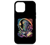 Retro The Hermit Tarot Card Occult Gothic Creepy Colorful Case for iPhone 12 Pro Max