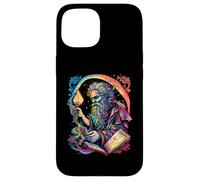 Retro The Hermit Tarot Card Occult Gothic Creepy Colorful Case for iPhone 15