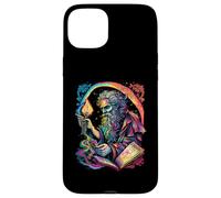 Retro The Hermit Tarot Card Occult Gothic Creepy Colorful Case for iPhone 15 Plus