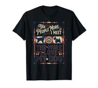 Retro The More People I Meet The More I Love My Dog Vintage T-Shirt