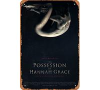 Retro The Possession of Hannah Grace (#1 of 3) Metal Sign Vintage Look Kitchen Signs Wall Decor Death is only the beginning 2018 Movie Poster Bar Decorations Funny Tin Art Plaques 8x12 Inch