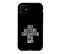 Retro The Tempo Is Whatever I Say Drummer Art Case for iPhone 11