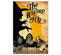 Retro The Wizard of Oz Movie Posters Witch Is Coming Tin Signs Funny Party Decorations Gifts Theater Decor Vintage Wall Decor Art Posters 12x8 Inchces
