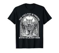 Retro The Yule Cat is Coming Be Ware of Jolakotturinn Xmas T-Shirt