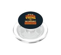 Retro Theatre Tech Backstage Crew Stagehand PopSockets PopGrip for MagSafe