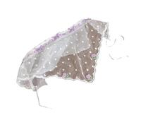 Retro theme lace headband for party and daily wear country aesthetic ballet core head scarf accessories lace head wrap, フリーサイズ