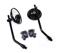 Retro Themed Broad View Motorcycle Rearview Mirroring for Commuters Retro Styles and Construction Rain Proof Use Broad View Motorcycle Rearview Mirroring