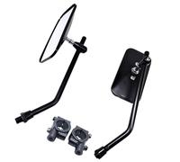 Retro Themed Broad View Motorcycle Rearview Mirroring for Commuters Retro Styles and Construction Rain Proof Use Broad View Motorcycle Rearview Mirroring