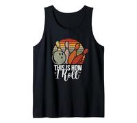 Retro This is How I Roll Bowling Game Bowling Bowler Tank Top