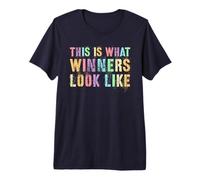 Retro This What Winners Look Like Motivational Game Day Premium T-Shirt