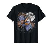 Retro Three Giant Water Bug Howling at the Moon Insect Lover T-Shirt