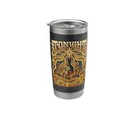 Retro Three Wise Men Tonight We Ride Psychedelic Christmas Stainless Steel Insulated Tumbler