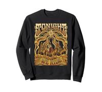 Retro Three Wise Men Tonight We Ride Psychedelic Christmas Sweatshirt