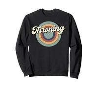 Retro Throning Culture Satire Social Climbing Flex Sweatshirt