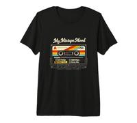 Retro Throwback My Mixtape Mood Road Trip 80s Funny Classic Premium T-Shirt
