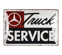 Retro tin sign metal sign vintage 8 x 12 in - Daimler Truck - Service