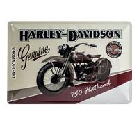 Retro tin sign metal sign vintage 8 x 12 in - Harley-Davidson - Flathead