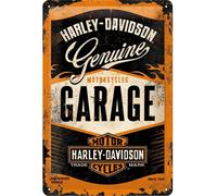 Retro tin sign metal sign vintage 8 x 12 in - Harley-Davidson - Garage