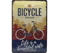 Retro tin sign metal sign vintage 8 x 12 in - Outdoor & Activities - Bicycle