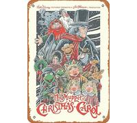 Retro Tin Sign The Muppet Christmas Carol Movies Poster Tin Signs Celebrity Poster Film Television Poster Gift Musical Karaoke Man Cave Bars Cafes Decor Retro Art Decorations 8x12 Metal Signs.