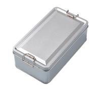 Retro Tin Storage Box - Rectangle Tinplate Storage Box, Dustproof Empty Metal Container, - Metal Cookie Tins With Lid For, Coffee, Tea, Chocolate, Candy, Cosmetics | Multi-Purpose Kitchen