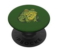 Retro Toad Colorful Amphibian Nature Lover Design PopSockets Adhesive PopGrip