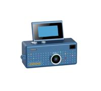 Retro Tone Digital Camera with 21 Color Modes, Blue | Preview Screen Function 1080P Photo Video and Portable Loop Body
