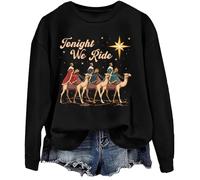 Retro Tonight We Ride Sweatshirt, Tonight We Ride Christmas Christian Shirt