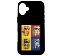 Retro Tooth Comic Funny Dentistry Pop Art Dental Staff Case for iPhone 16 Plus