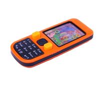 Retro Toy Water Set Mobile Phone Design Handheld Game Underwater Ring DIY Craft Kit for Kids Play (Orange, 11X5X1CM)