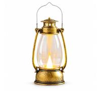 Retro Traitors Lantern Battery Powered Lanterns with Handle 5.1'' | Electric Camping Lanterns Rustic Indoor Atmosphere Lamp Halloween Lantern Decorative For Patio Garden Yard Porch