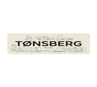 Retro Travel Tonsberg Norway Metal Tin Sign