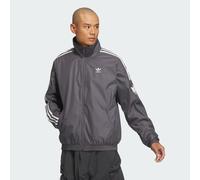adidas Originals Retro Trefoil Jacket Asia Sizing 'Grey White' JI7533 XL