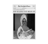 Retro Trendy Black And White Newspaper Magazine Poster, The New York Times Poster, Minimalist Wall Art, For Home Bedroom Dorm Wall Decor (9) Unframe-style 24x36inch(60x90cm)