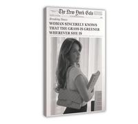 Retro Trendy Black And White Newspaper Magazine Poster, The New York Times Poster, Minimalist Wall Art, For Home Bedroom Dorm Wall Decor (12) Frame-style 12x18inch(30x45cm)