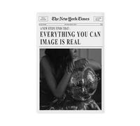 Retro Trendy Black And White Newspaper Magazine Poster, The New York Times Poster, Minimalist Wall Art, For Home Bedroom Dorm Wall Decor (3) Unframe-style 20x30inch(50x75cm)