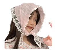 Retro Triangle Hair Band Strap Hair Bag Headscarf Hat Travel Photo Headband Turban Accessorie(B)