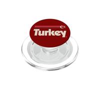 Retro Turkey Flag Turkiye Red Turk Bayragi PopSockets PopGrip for MagSafe
