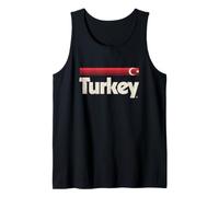 Retro Turkey Flag Turkiye Red Turk Bayragi Tank Top