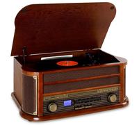 Retro Turntable Vinyl Player Bluetooth record Radio USB CD MP3 Cassette Hi Fi