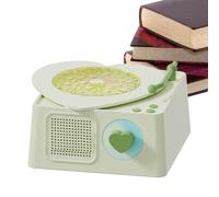 Retro Turntable Wireless Speaker, Vintage Turntable Style Music Player, Illuminated Entertainment Equipment, Portable Audio Box, Cool Gadget Music Lovers
