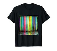 Retro TV Glitch Art Static Screen T-Shirt