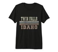 Retro Twin Falls Idaho Premium T-Shirt