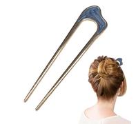 Retro U-Shaped Hair Sticks,Short Hairstyle Accessories Hair Sticks | Chinese Ancient Hair Sticks Accessories for Women, Girls, Adults, Men, All Ages