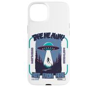 Retro UFO Abduction Sci-Fi Alien Beam Me Up Aesthetic Art Case for iPhone 15 Plus