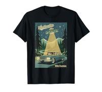 Retro UFO Alien Abduction New Hampshire White Mountains UAP T-Shirt