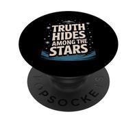 Retro UFO Alien Conspiracy Design PopSockets Adhesive PopGrip